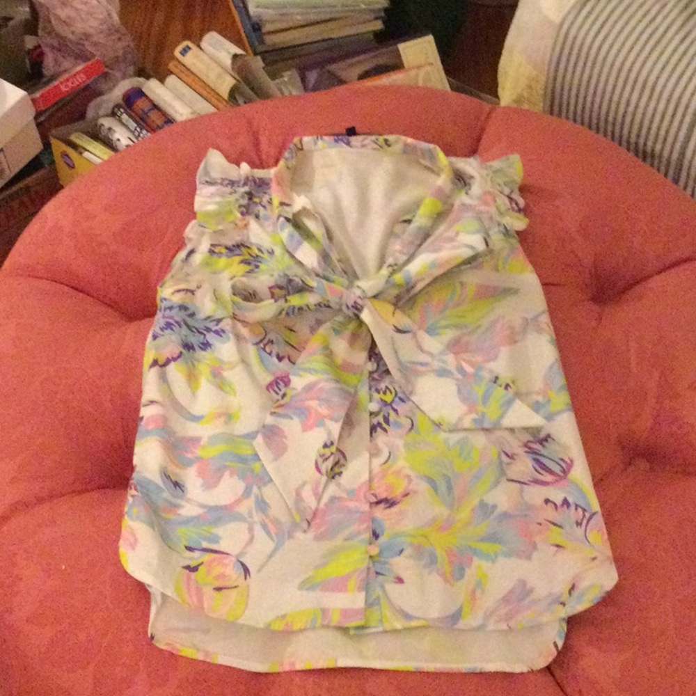 Abbey Glass floral pastel blouse